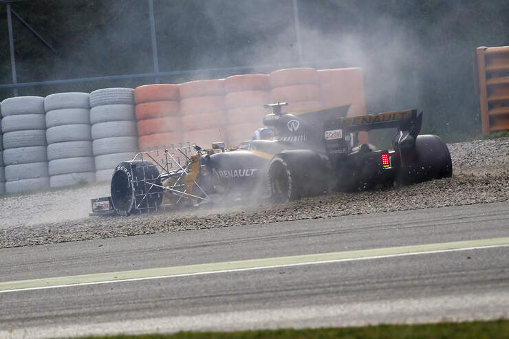 Jolyon Palmer - Renault  - Formel 1 - Test - Barcelona - 1. März 2017