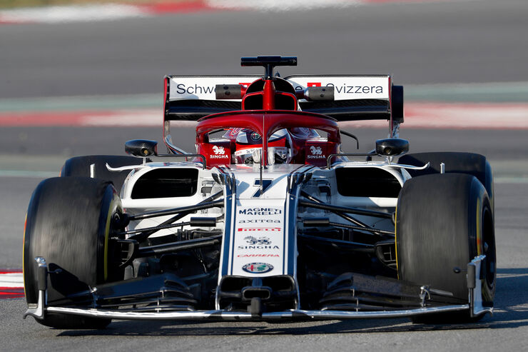 Kimi RÃ¤ikkÃ¶nen - Alfa Romeo - Barcelona - F1-Test - 27. Februar 2019