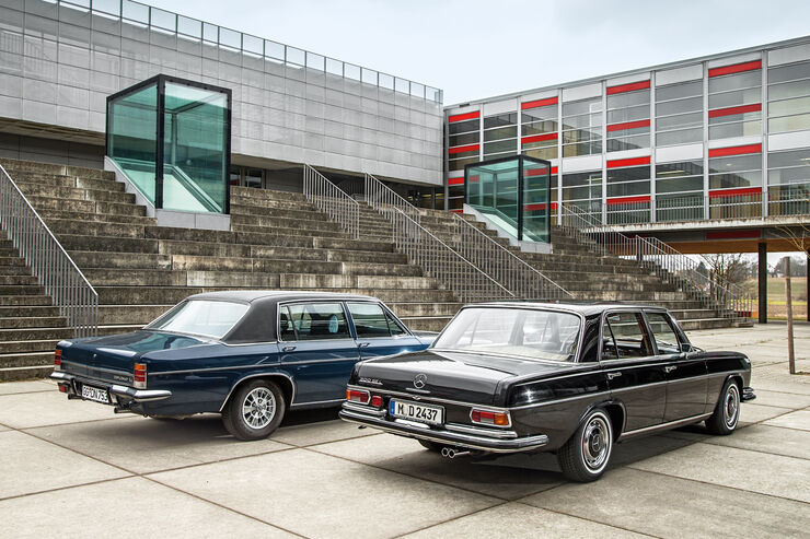 V8-Limousinen der 70er: Mercedes 300 SEL & Opel Diplomat V8 - auto motor und sport