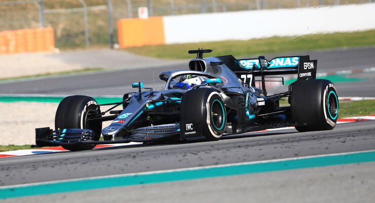 Valtteri Bottas - Mercedes - Barcelona - F1 test - February 28, 2019